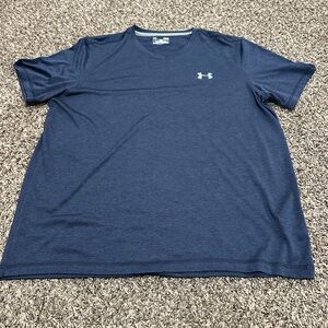 Under Armour Men's Heat Gear Navy Short Sleeve Shirt
